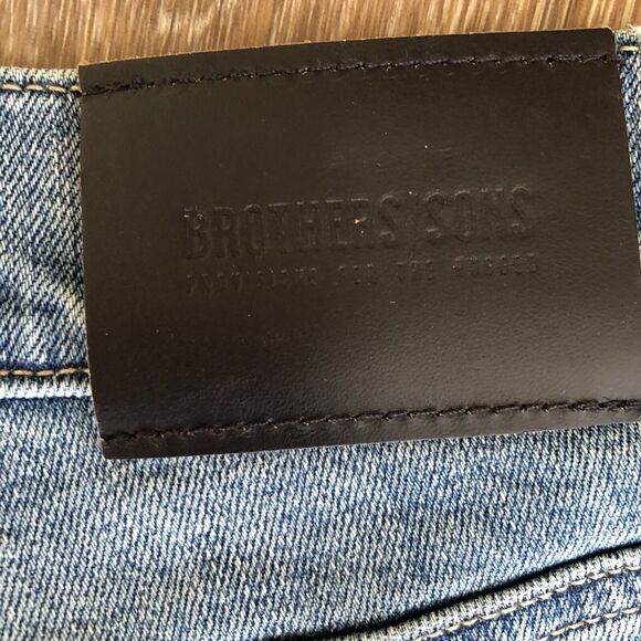 Brothers and Sons Men's Slim Straight Stretch Denim Jeans - NWT Size 32x32 - Picture 6 of 10